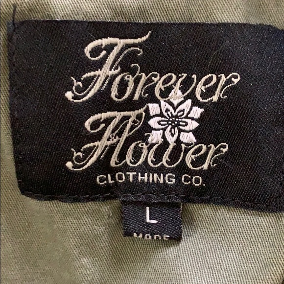 Embroidered Army Style Jacket - Picture 8 of 8